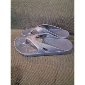 Hurley Men's‎ Size 9 Blue Recovery Slide Sandals Thong Beach Casual
